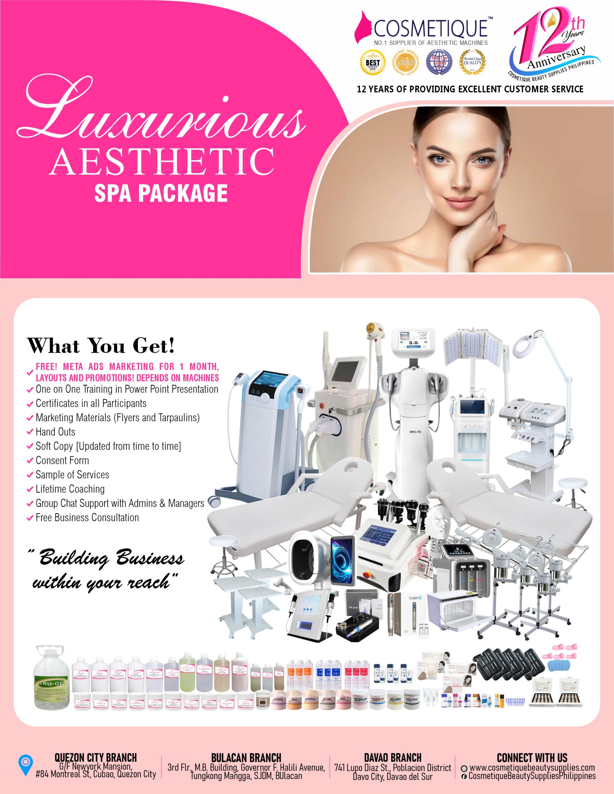 LUXURIOUS AESTHETIC PACKAGE FRONT